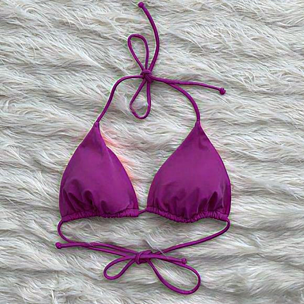 Victoria’s Secret | Magenta Triangle Bikini Top‎